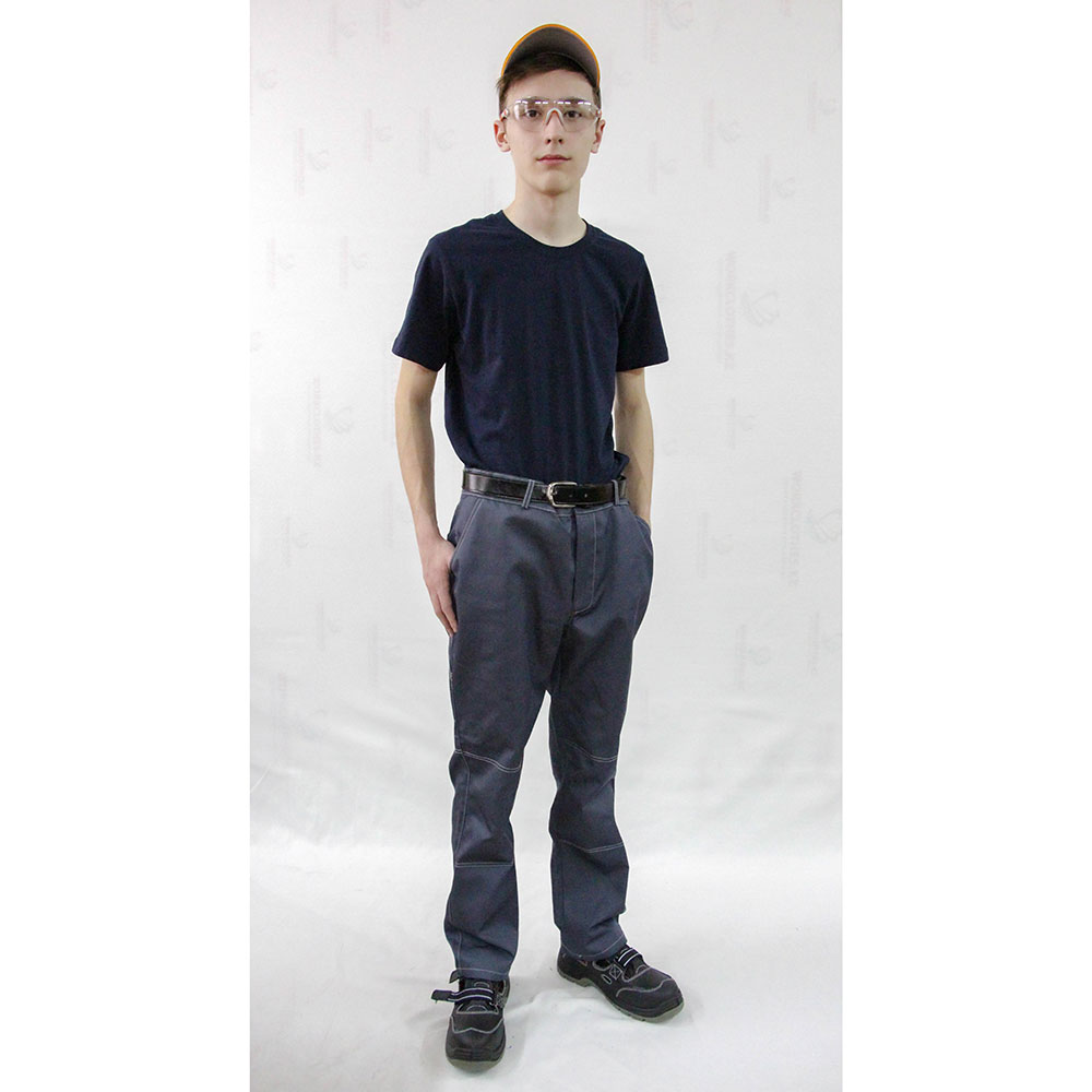 Костюм летний (серо-светло-серый) с брюками