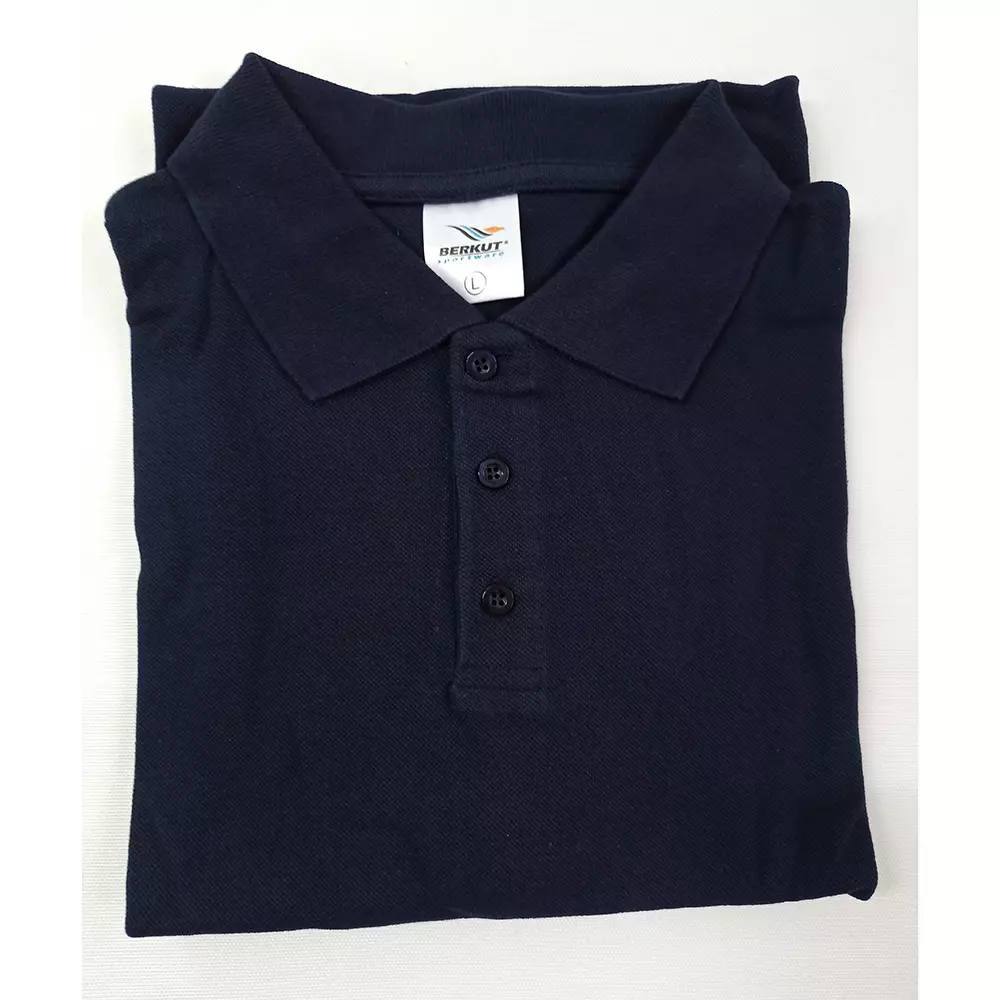 Футболка «Поло» темно-синяя