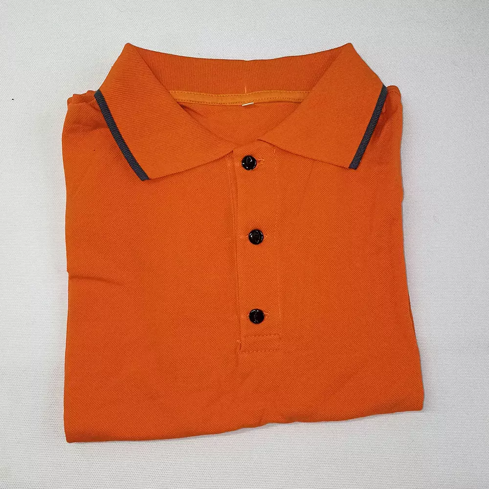 Футболка «Поло» оранжевая