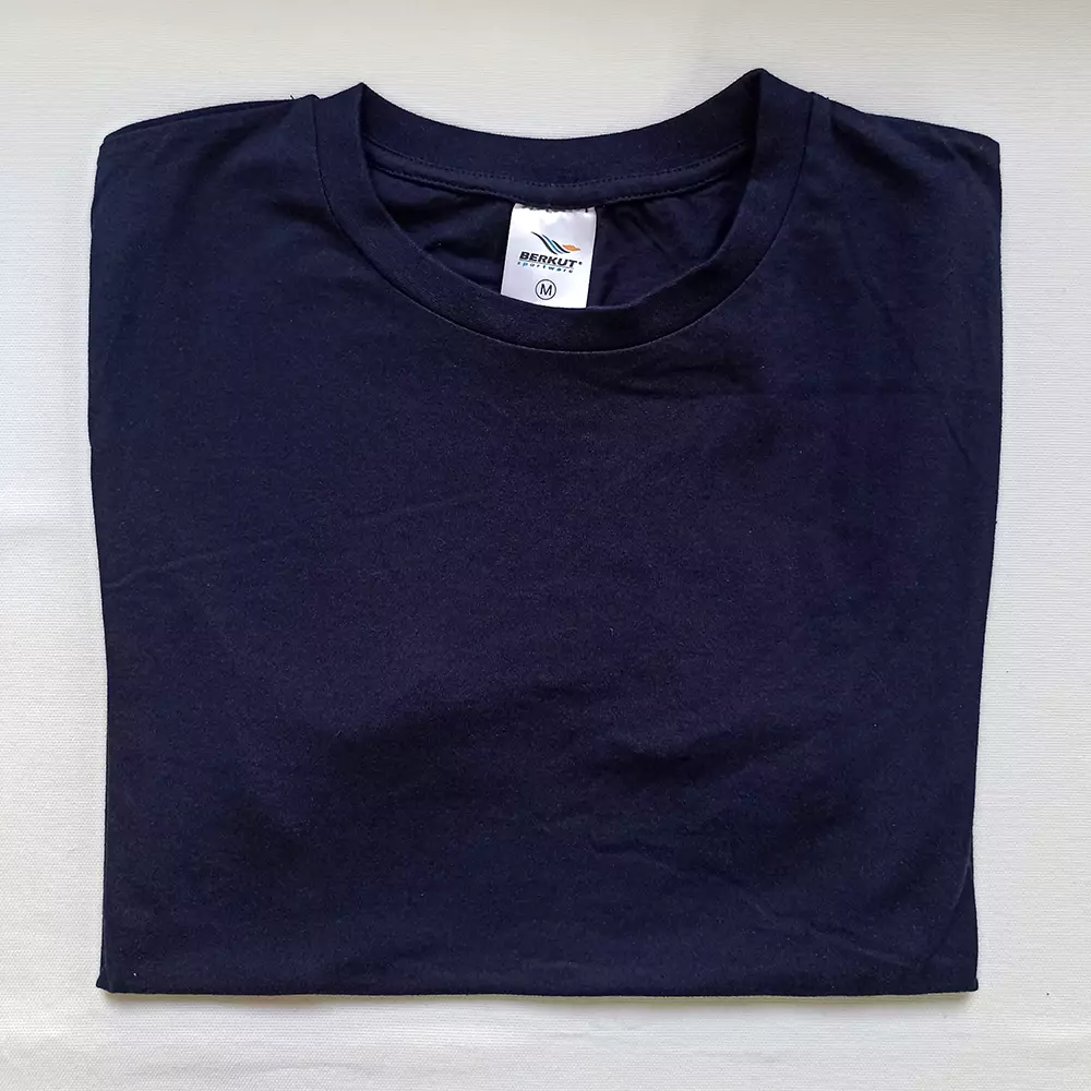 Футболка с коротким рукавом темно-синяя