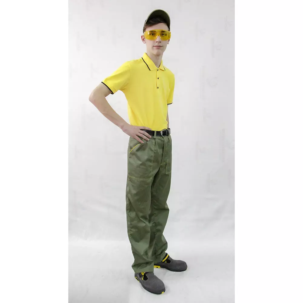 Футболка «Поло» жёлтая