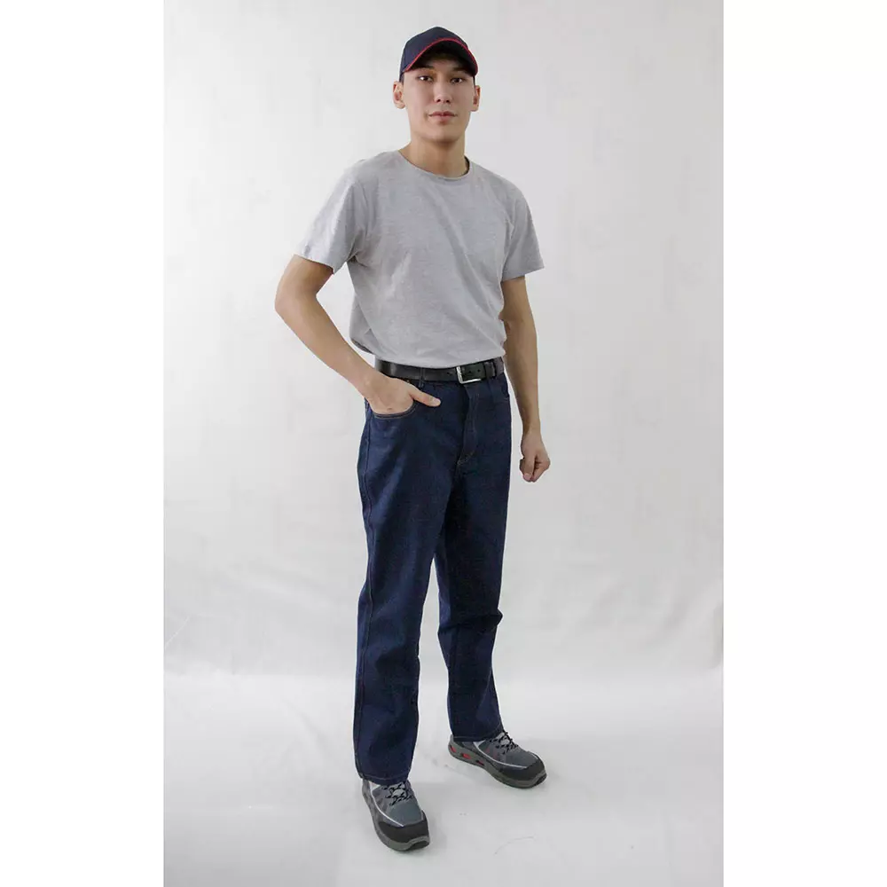 Футболка с коротким рукавом меланж