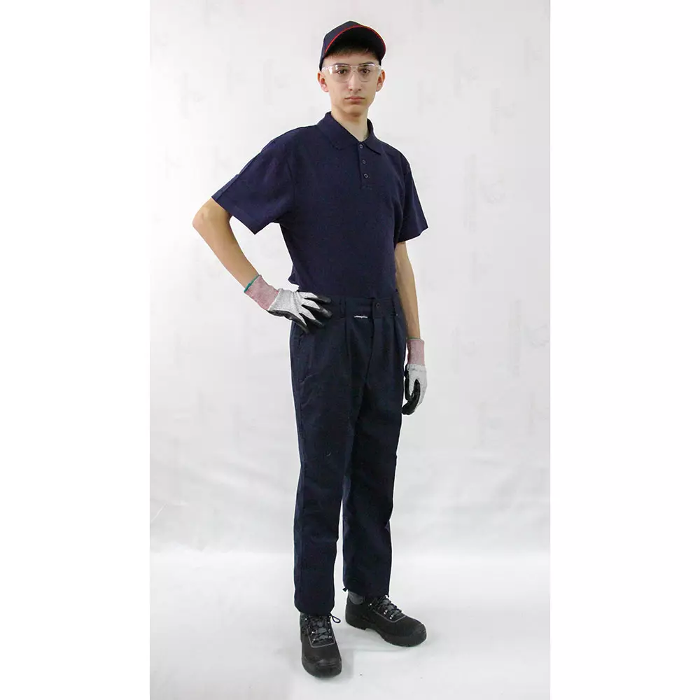 Футболка «Поло» темно-синяя