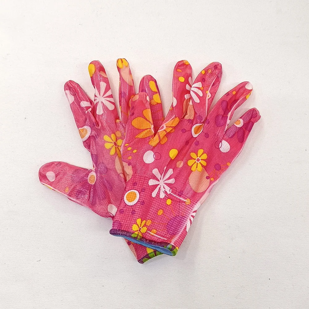 Перчатки трикотажные цветные