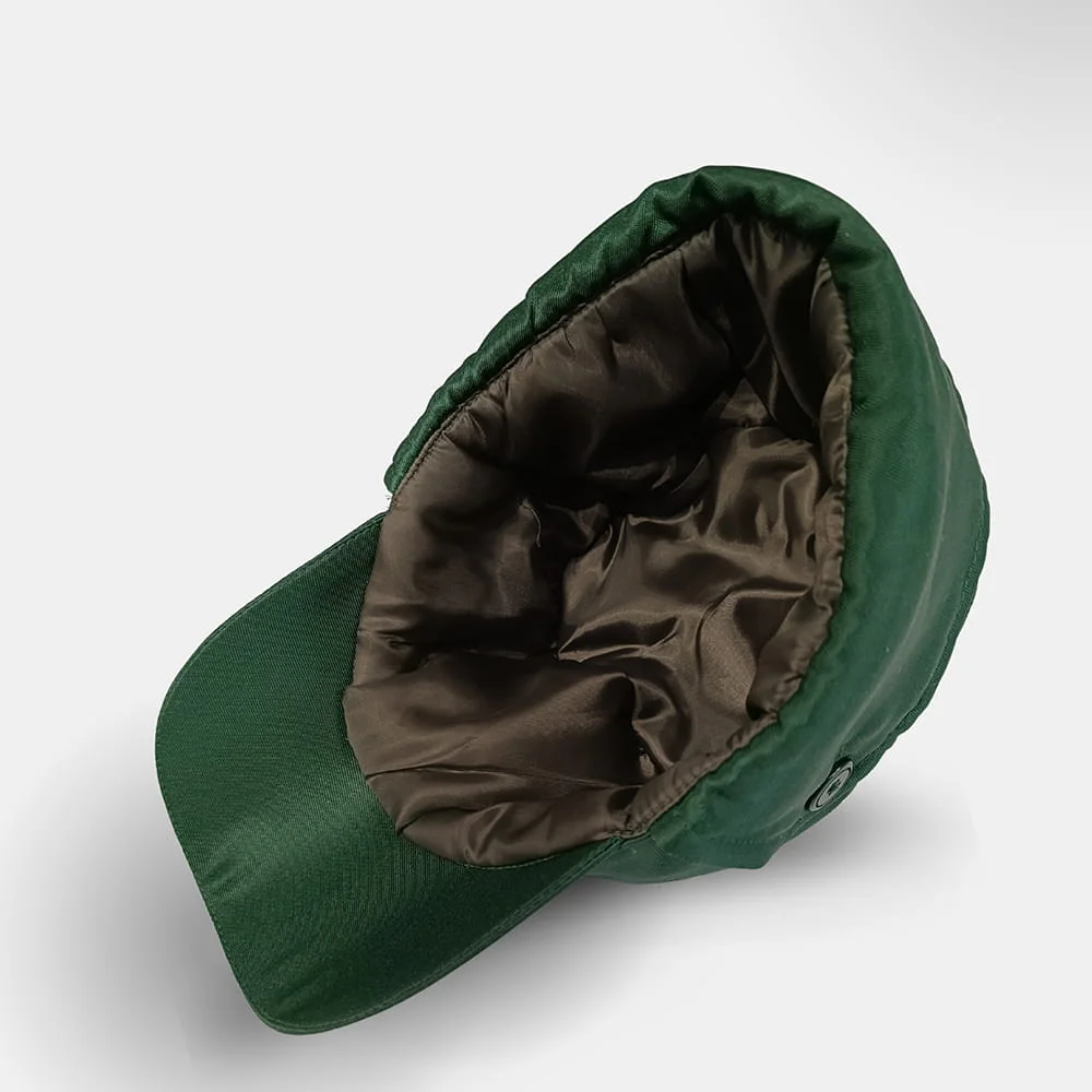 Кепка утеплённая зелёная