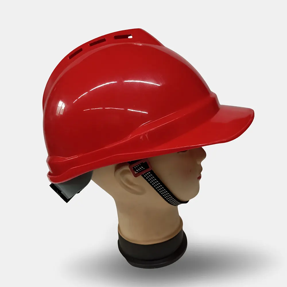 Каска защитная красная