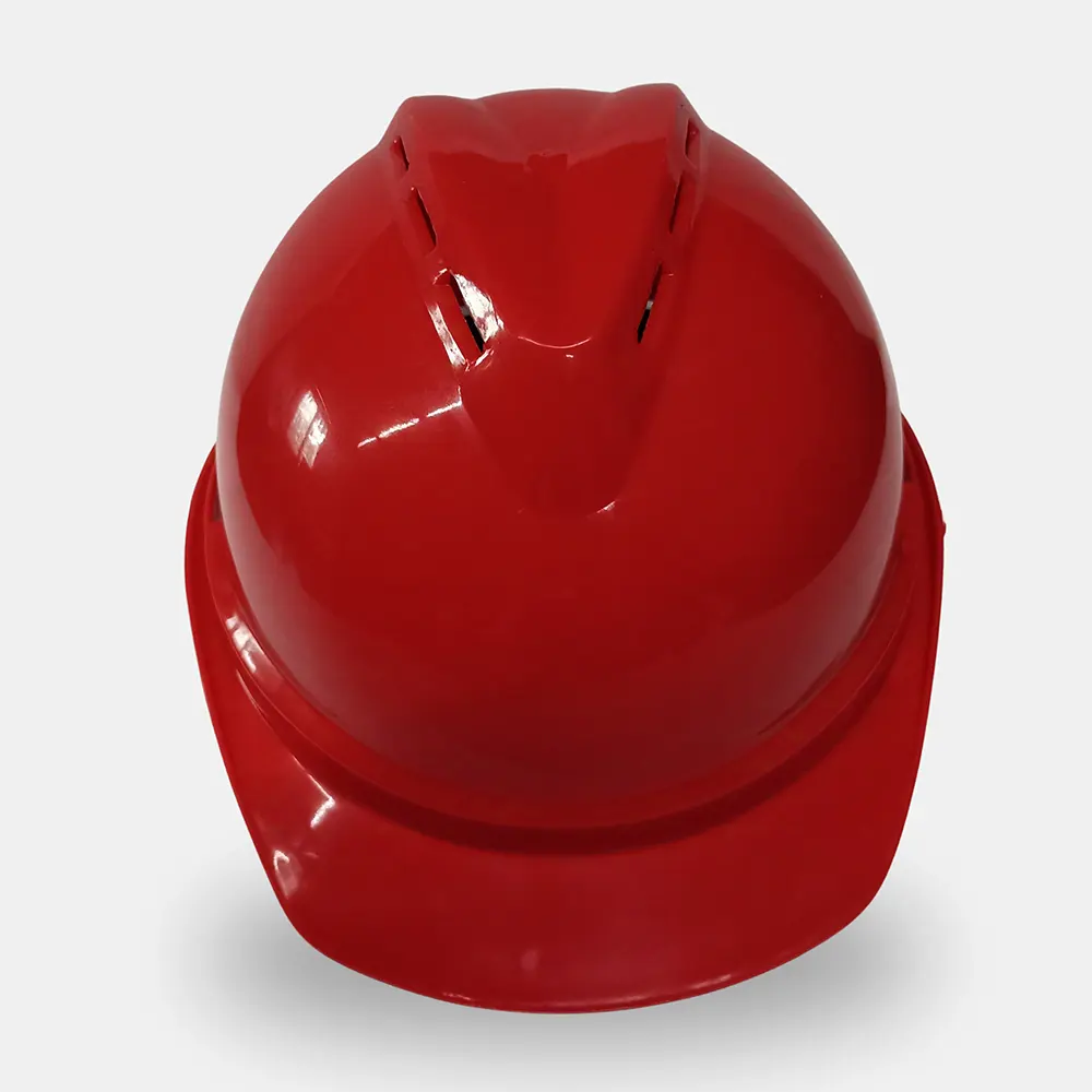 Каска защитная красная