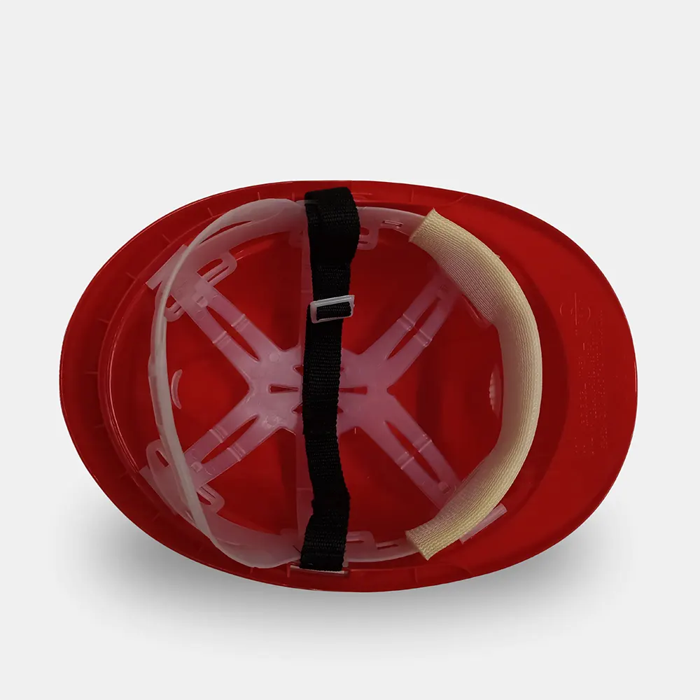 Каска защитная красная