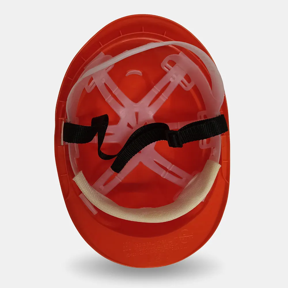 Каска защитная оранжевая