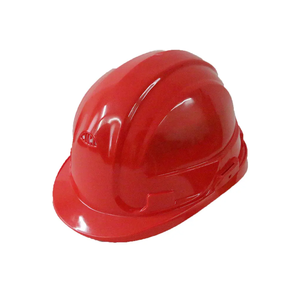 Каска защитная красная
