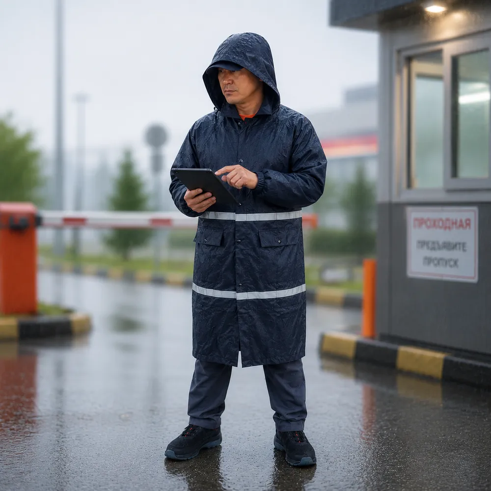 Плащ влагозащитный ПВХ с СОП