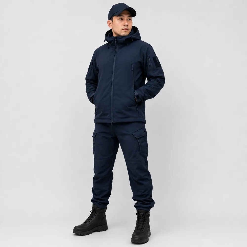 Костюм демисезонный Softshell синий