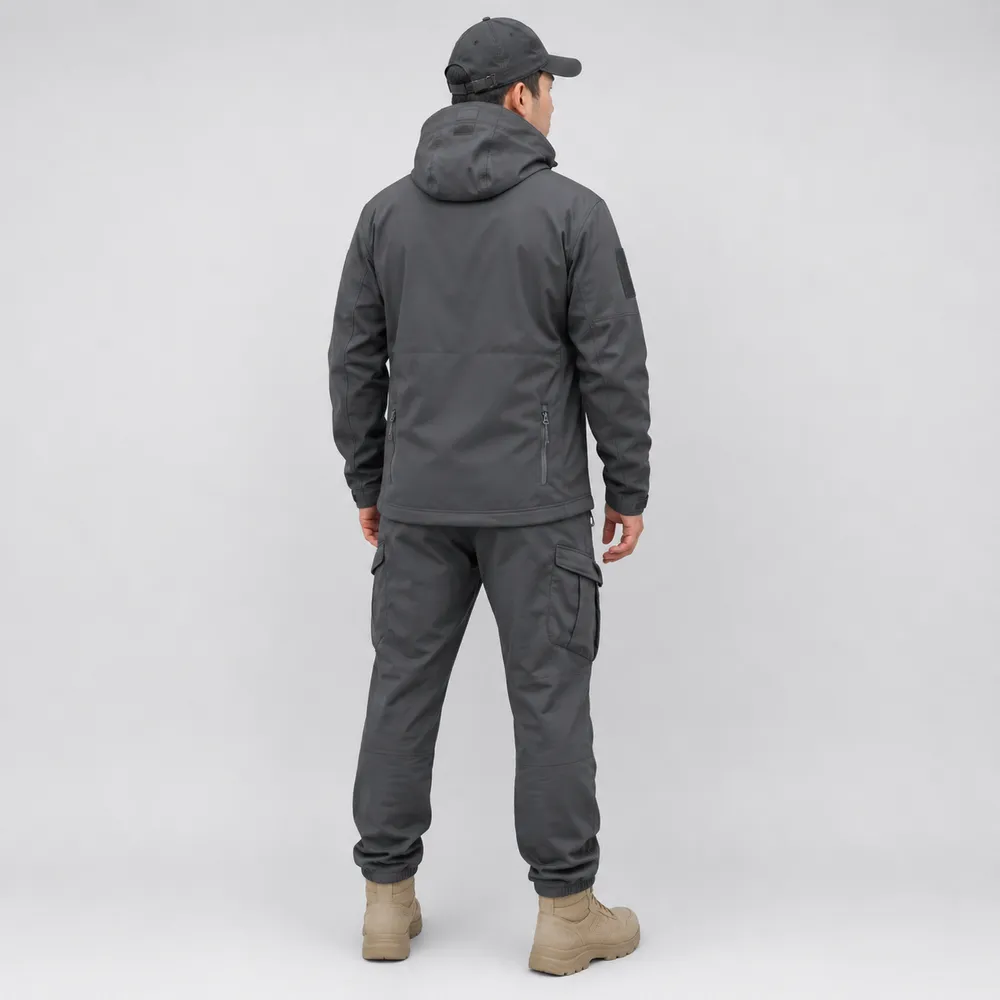 Костюм демисезонный Softshell серый