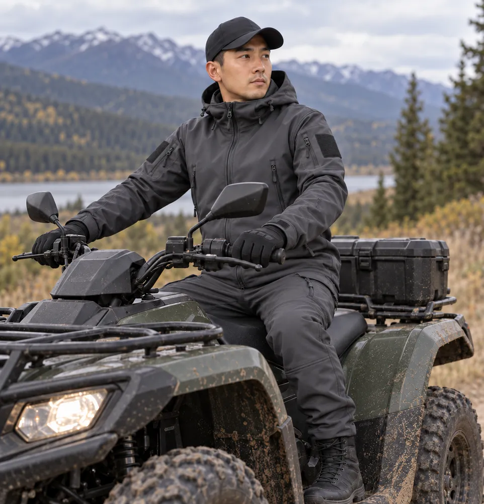 Костюм демисезонный Softshell серый