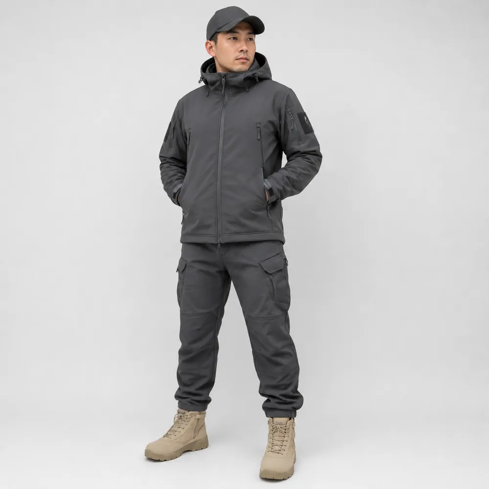 Костюм демисезонный Softshell серый