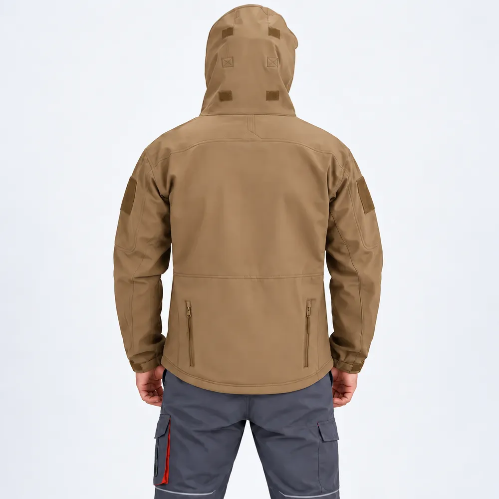 Куртка демисезонная Softshell бежевая