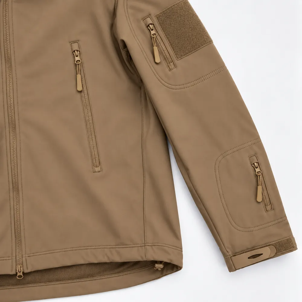 Куртка демисезонная Softshell бежевая
