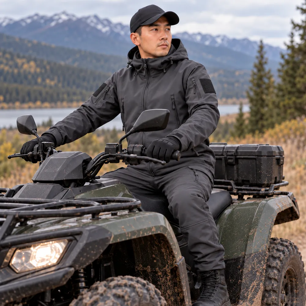 Костюм демисезонный Softshell серый
